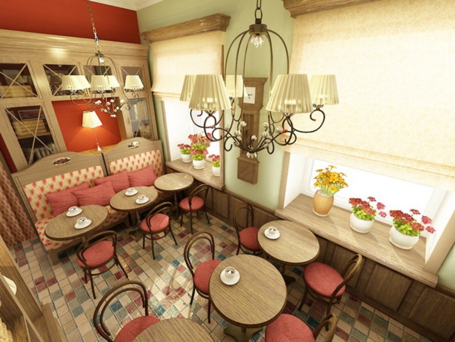 Интерьер мини пекарни