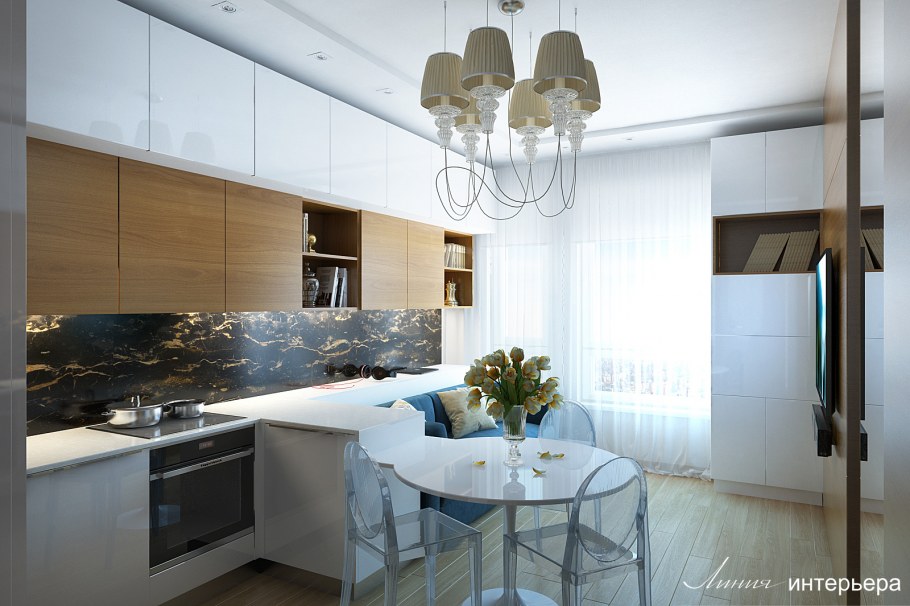 Кухня-гостиная Саларьево парк