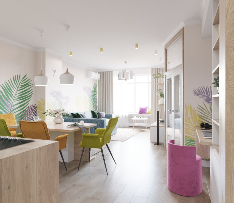 Грин парк кухня гостиная