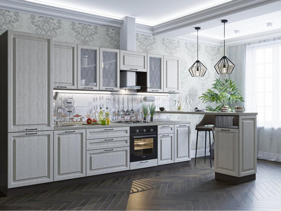 Кухня Ницца дуб кремовый