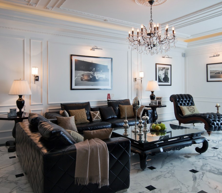 Гостиная Неоклассика кремовый