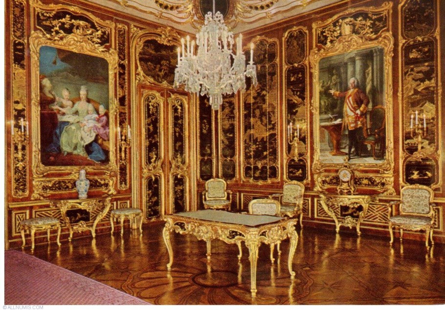 Дворец дворец Шенбрунн интерьер