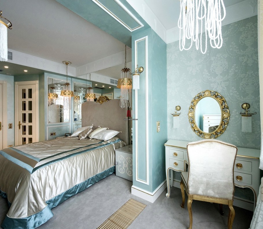 Шторы в совмещенную с балконом спальня