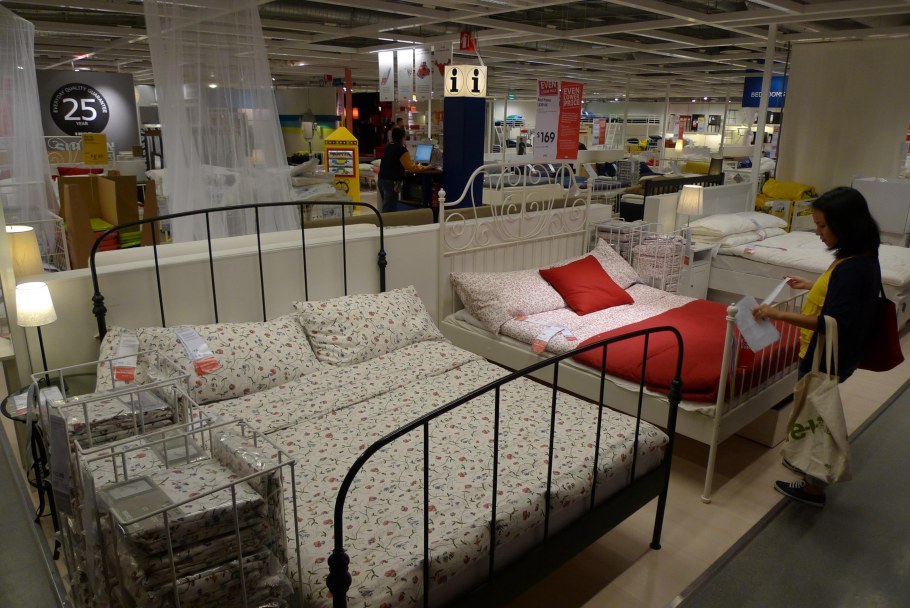 Кровати икеа внутри