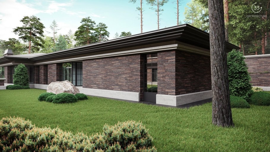 Дом в стиле Райта 200-250 кв.м