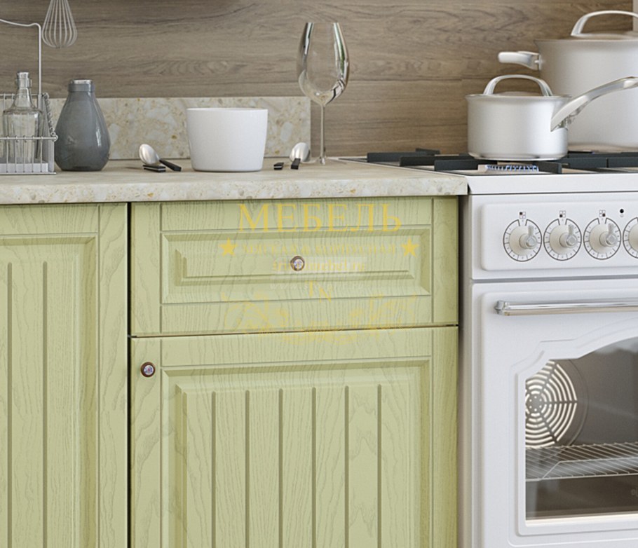 Кухня Хозяюшка 2.0 м фисташка