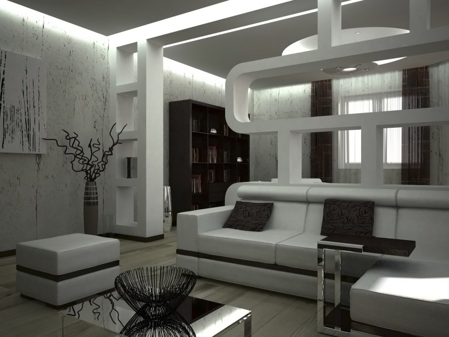 Гостиная в стиле конструктивизм