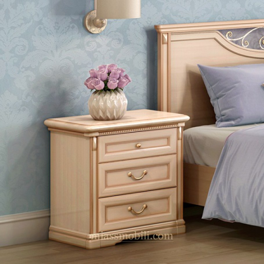 Тумба прикроватная Джоконда крем miassmobili