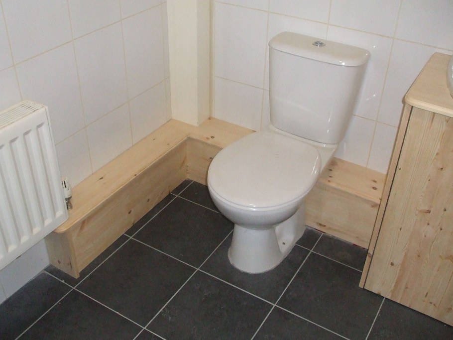 Короб для труб в ванной