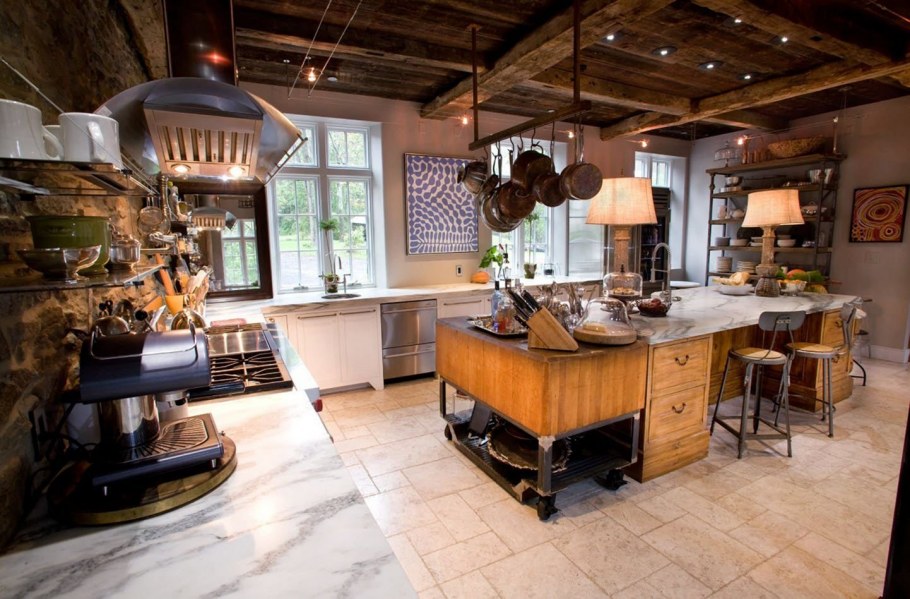 Стимпанк стиль в интерьере кухни