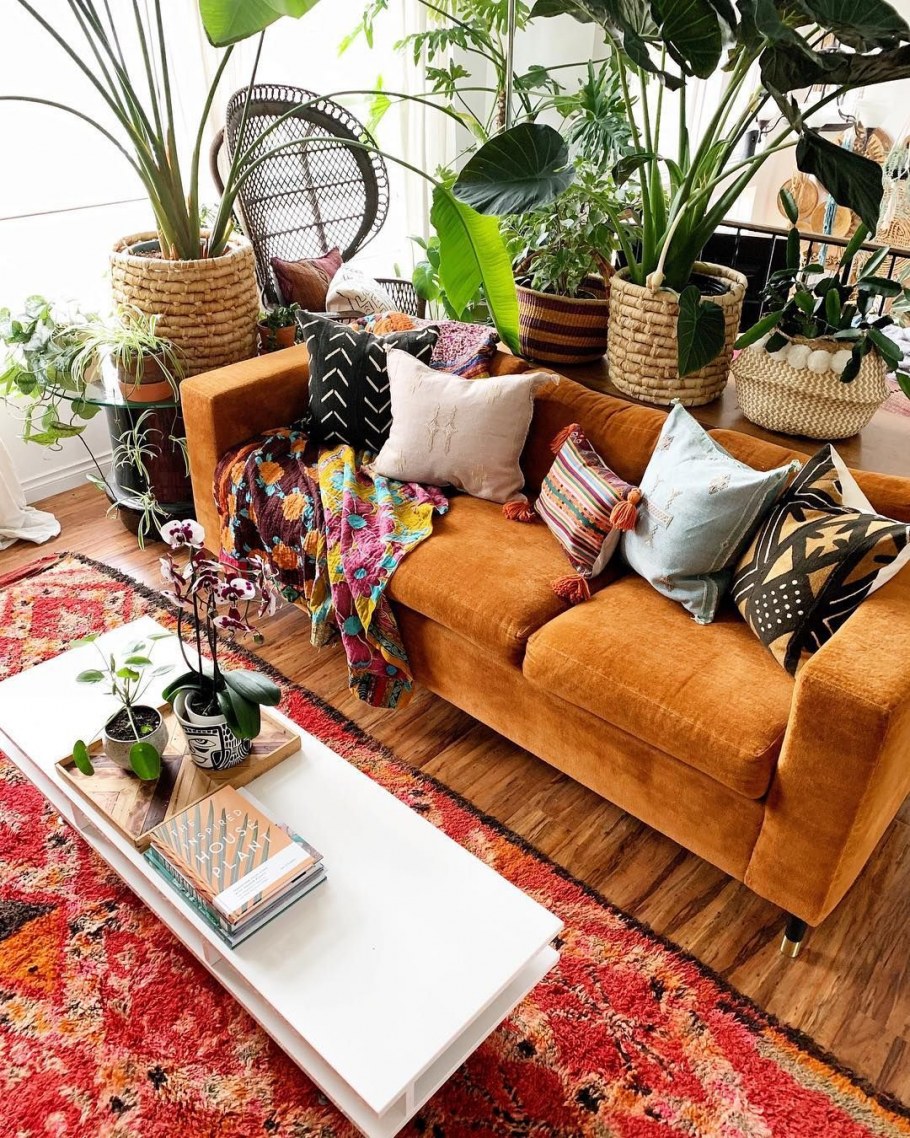 Бохо стайл интерьер