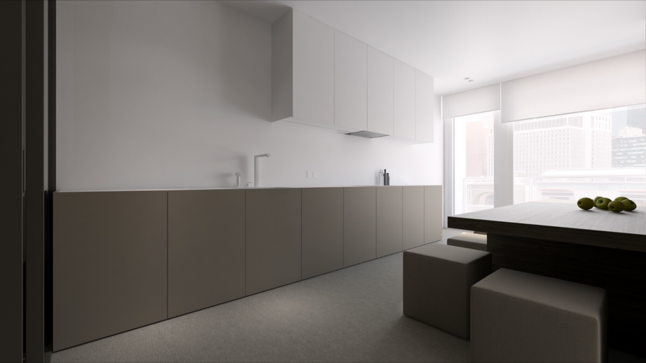 Строгая кухня Минимализм