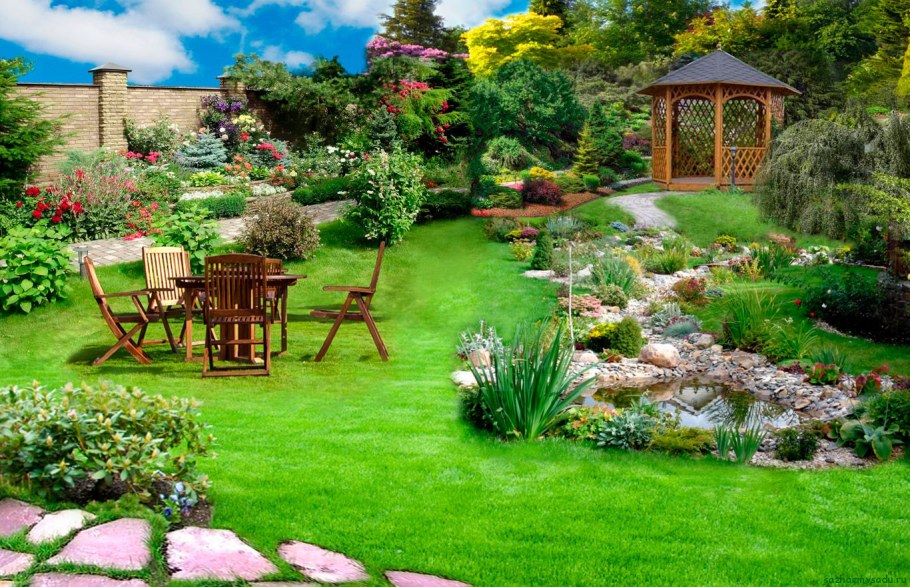 Ландшафт приусадебного участка