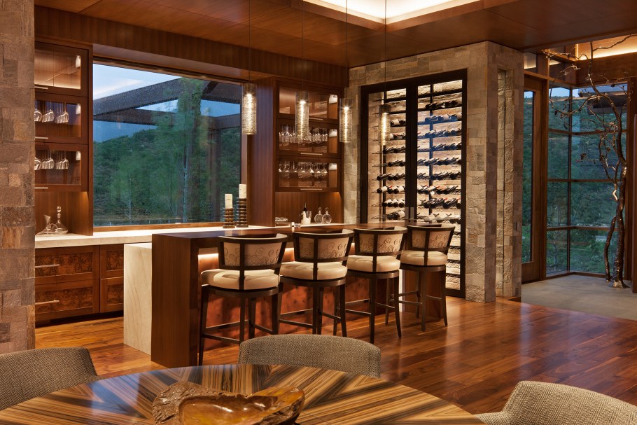 Интерьер домашнего бара