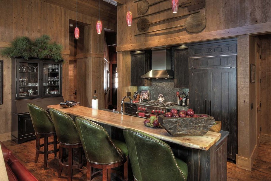 Кухня в Лесном стиле