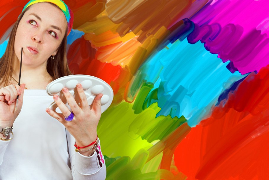 Яркий интерьер офиса