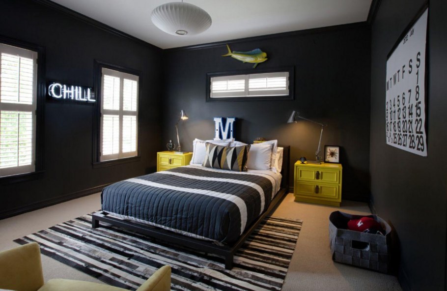 Интерьер спальни для мальчика