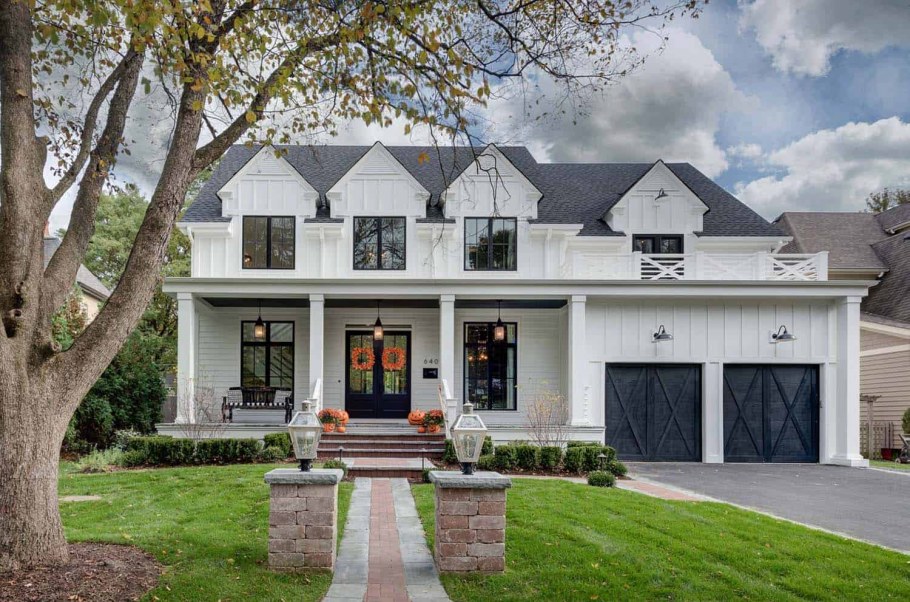 Дом в стиле Модерн фармхаус