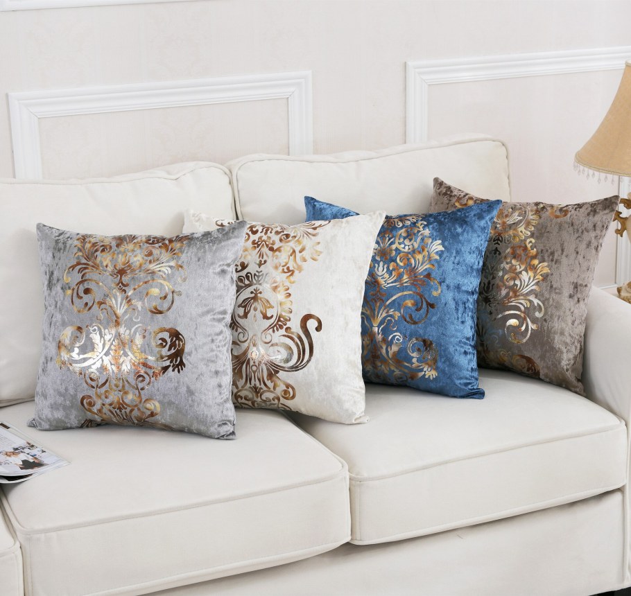 Вязаные интерьерные подушки