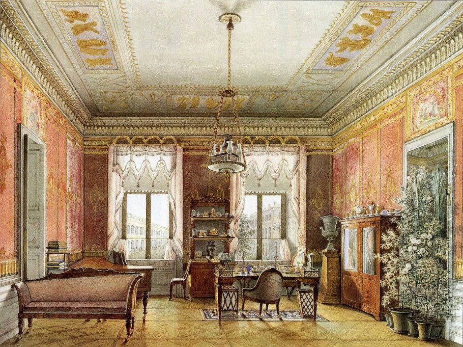 Интерьер в стиле русской усадьбы