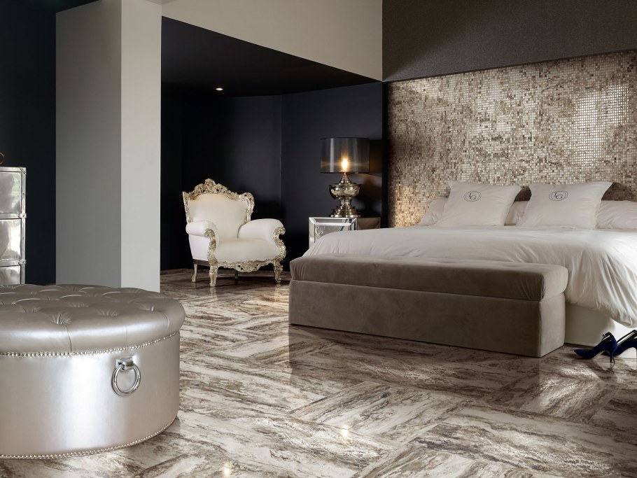 Мраморная стена плитка Calacatta Oro