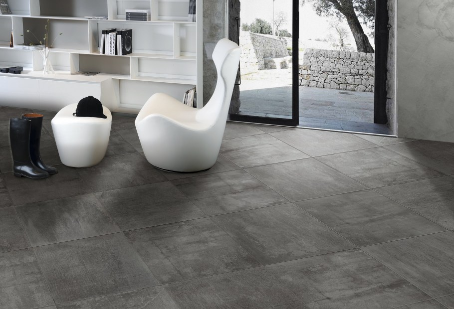 Керамогранит Brennero Concrete в интерьере