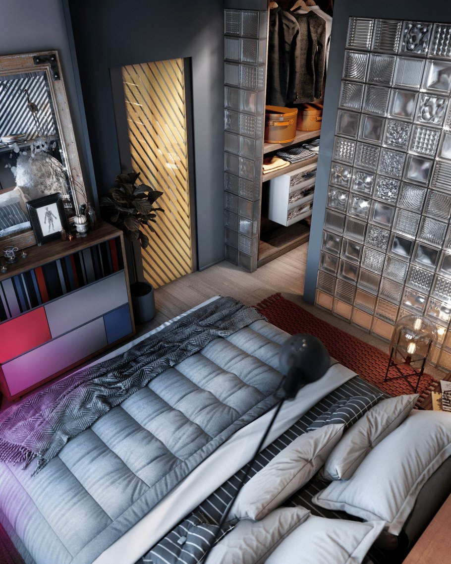 Стеклоблоки лофт