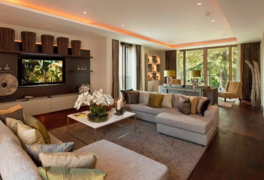 Красивая гостиная