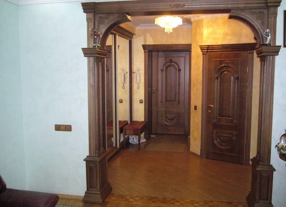 Арки межкомнатные из дерева