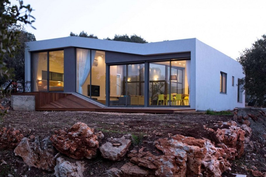 Дом в стиле лофт одноэтажный