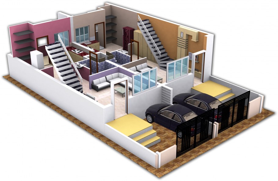 Дизайнерская планировка помещения