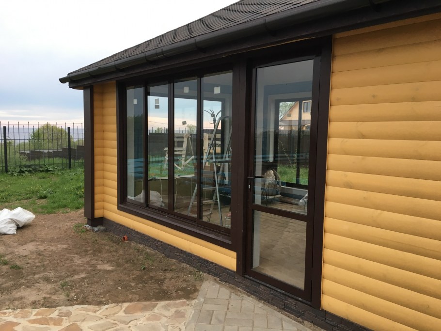 Дача с панорамными окнами