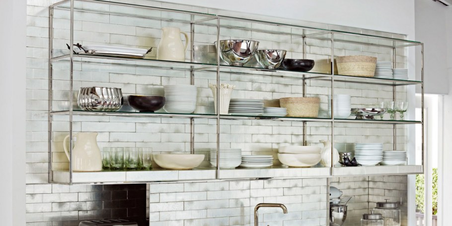 Металлические полки на кухню лофт