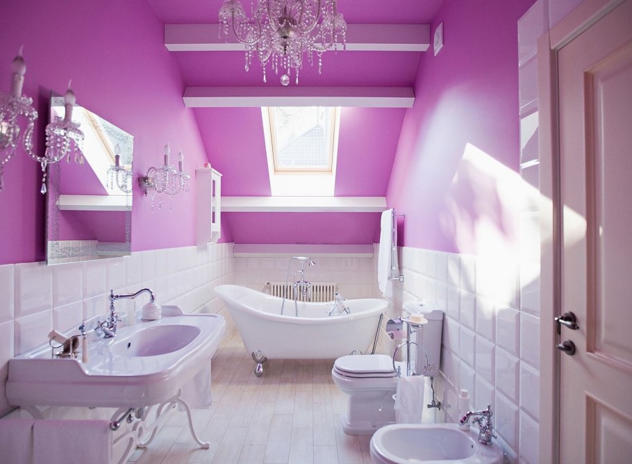 Покраска ванной комнаты