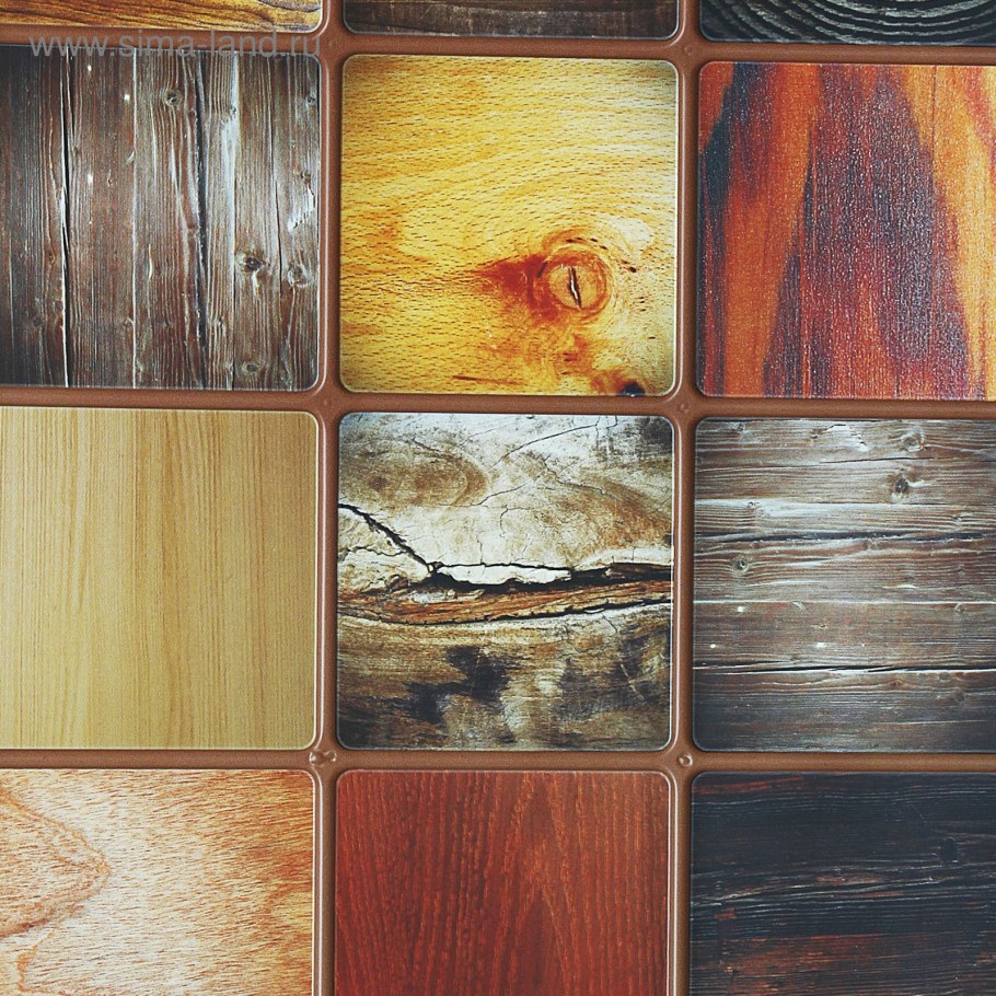 Панель ПВХ дерево брус мореный 955 х 480 мм