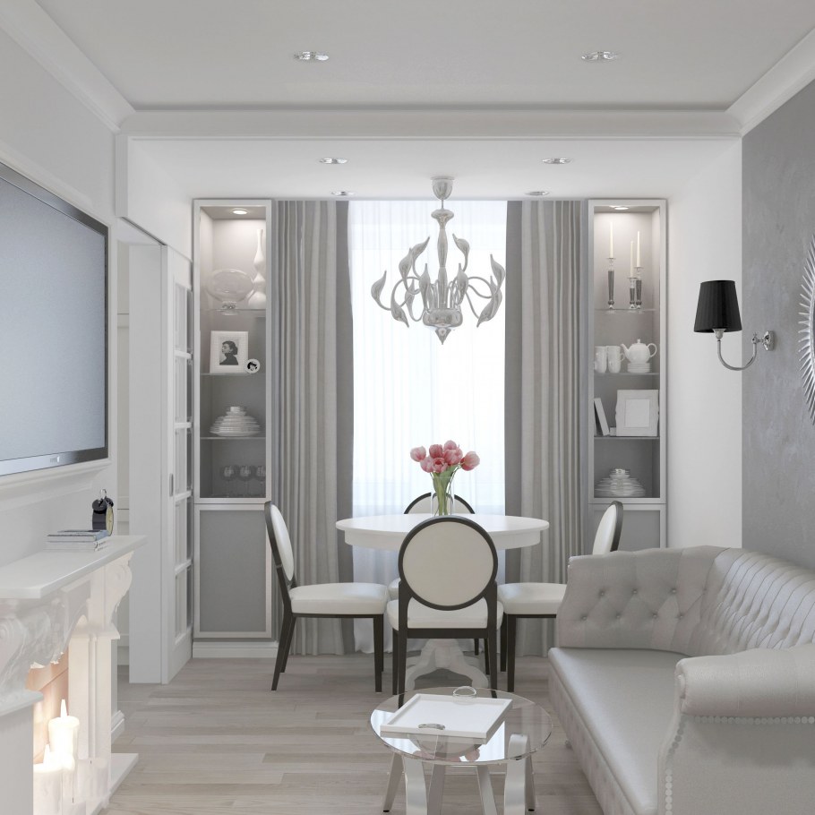 Маленькая гостиная современная классика