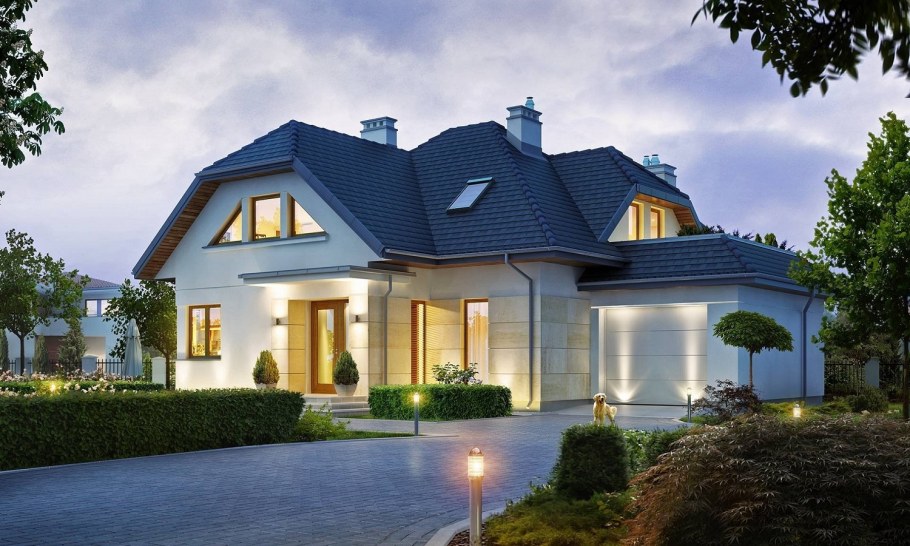 Красивые крыши домов