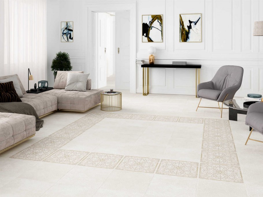 Global Tile Glamelia керамогранит светло-бежевый 418х418мм gt507vg