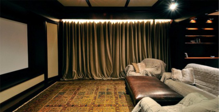 Домашний кинотеатр в американском стиле