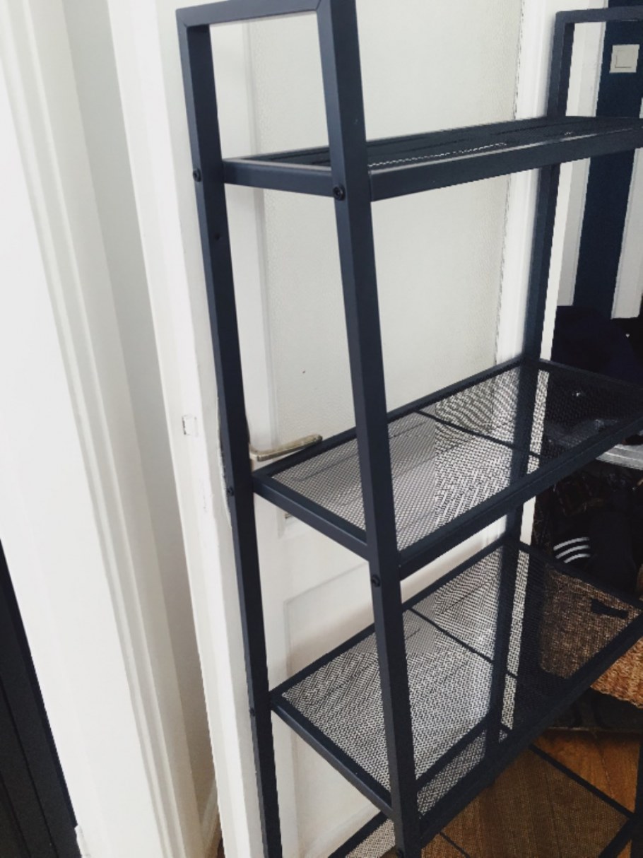 Стеллаж ВЕСКЕН икеа белый