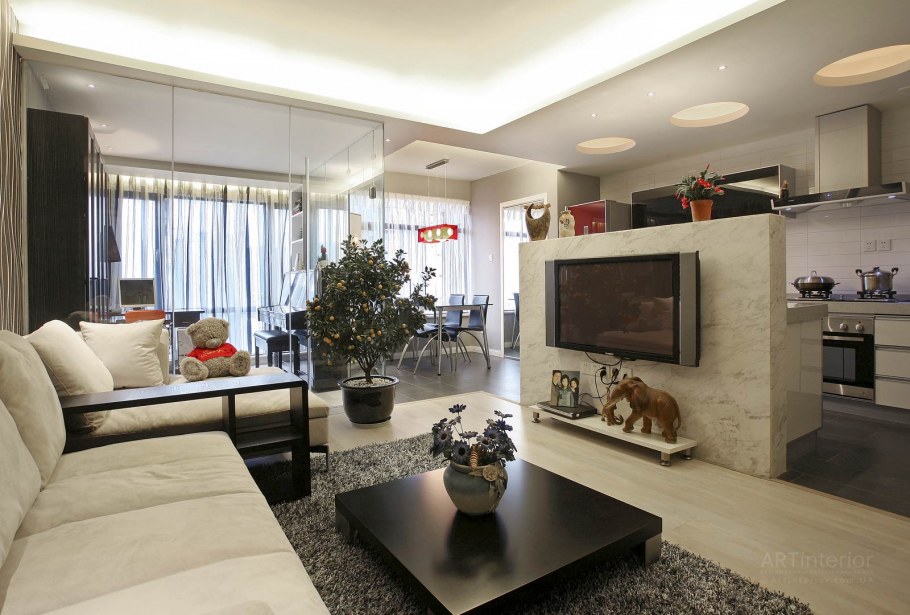 Кухни гостиные в доме с выходом на