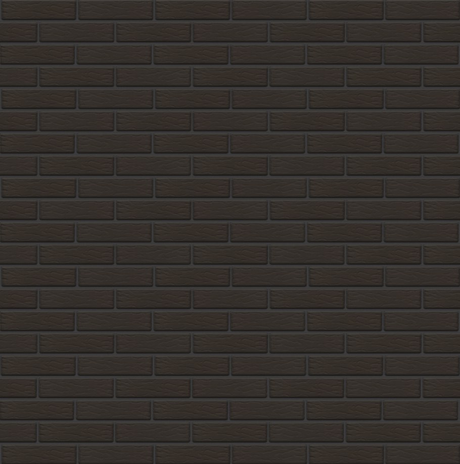 Темно коричневый кирпич