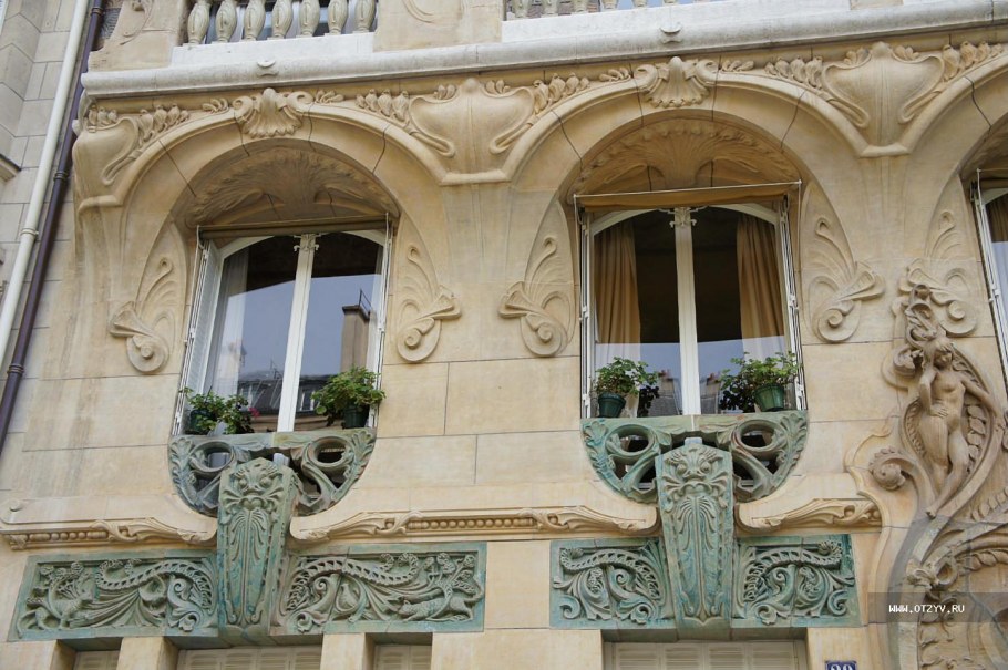 Стиль Модерн во Франции ар нуво