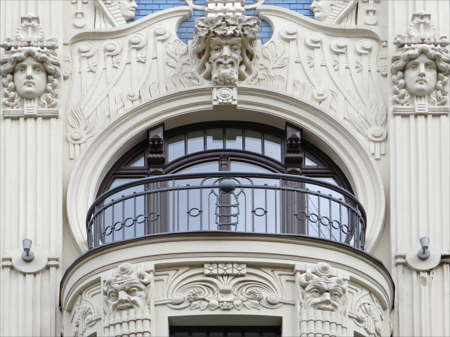 Riga архитектура Югендштиль