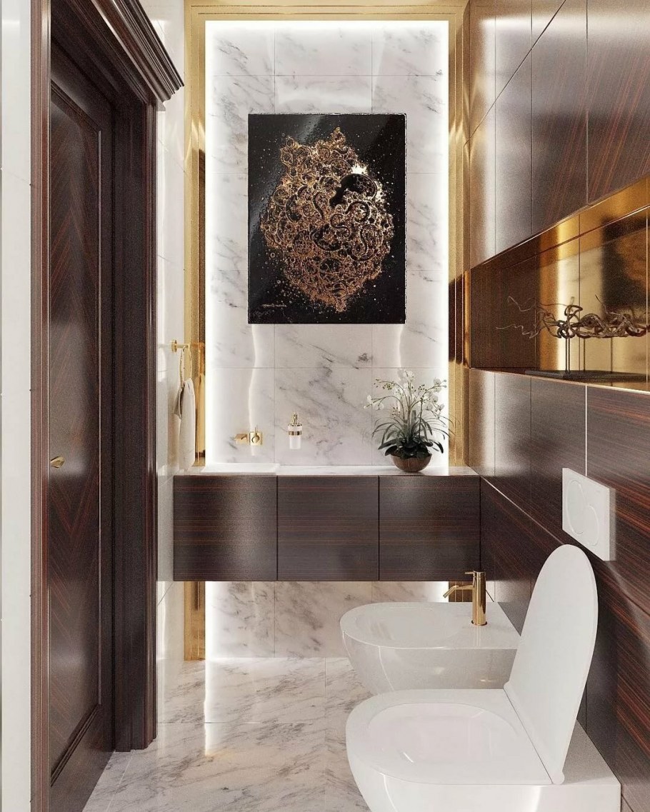 Стильные туалетные комнаты