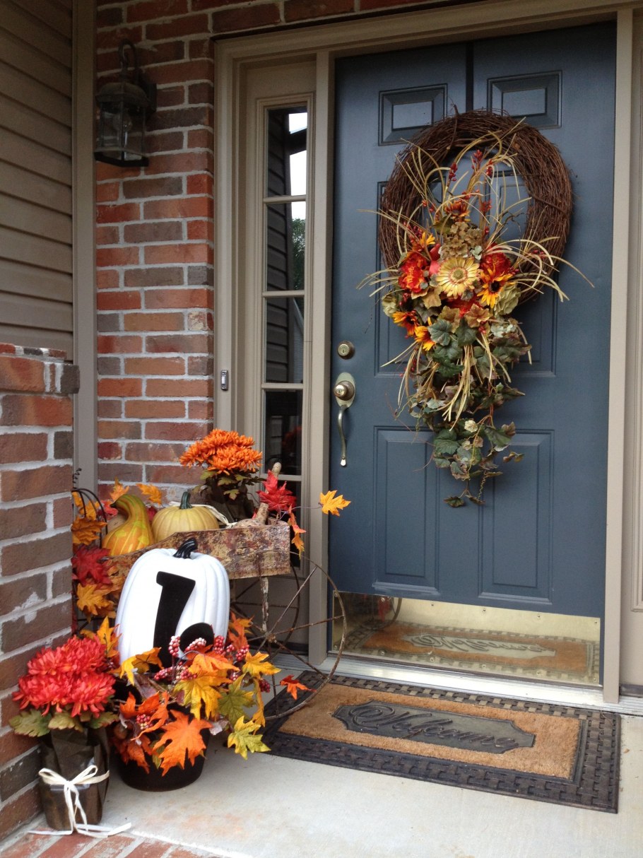 Осенний декор подоконника