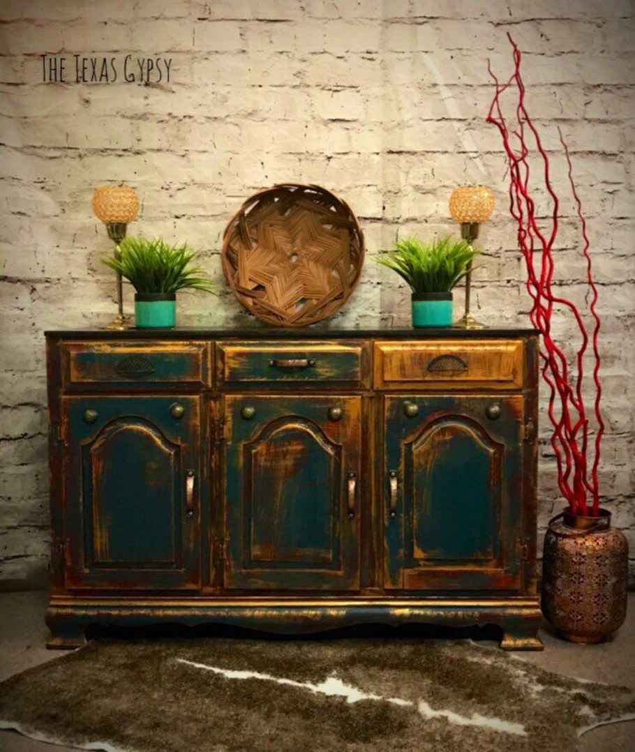 Шкаф в стиле бохо