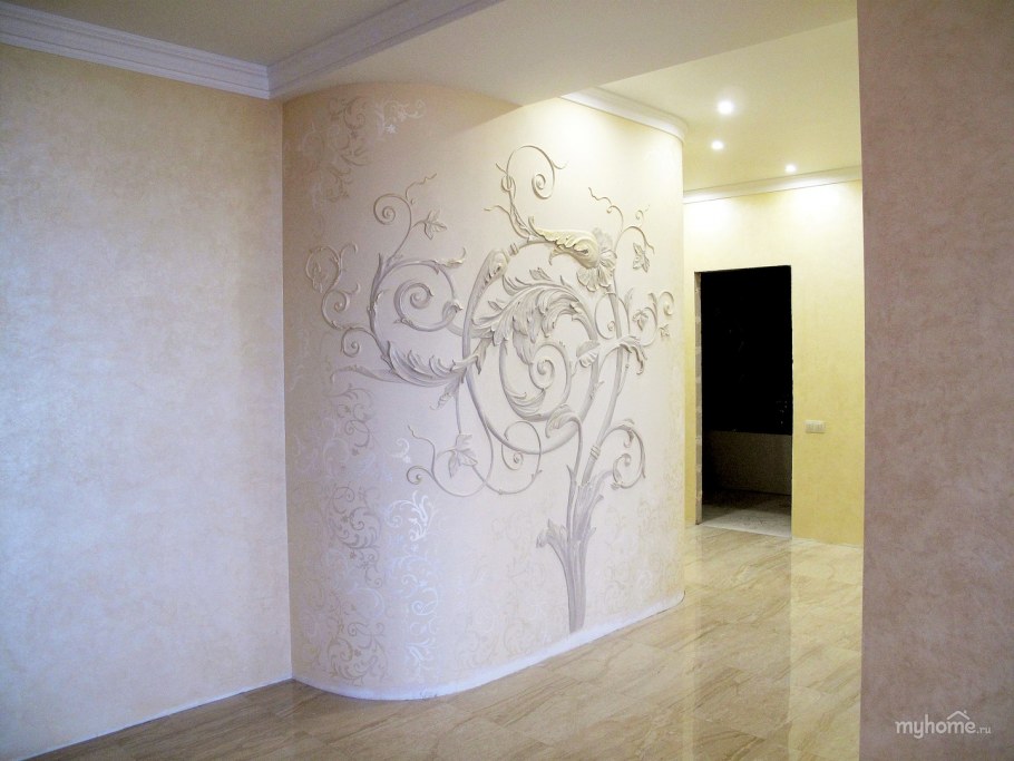 Стили декоративной штукатурки