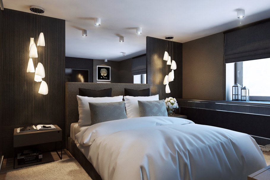 Маленькая мужская спальня