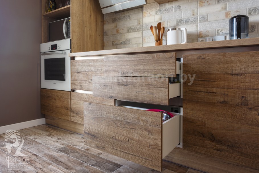 Кухня фасад dt0067 дуб золотой